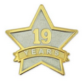 Year of Service Star Pin - 19 Year
